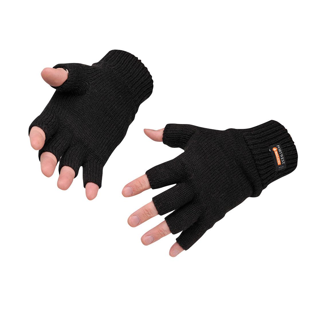 Insulated Fingerless Knit Glove