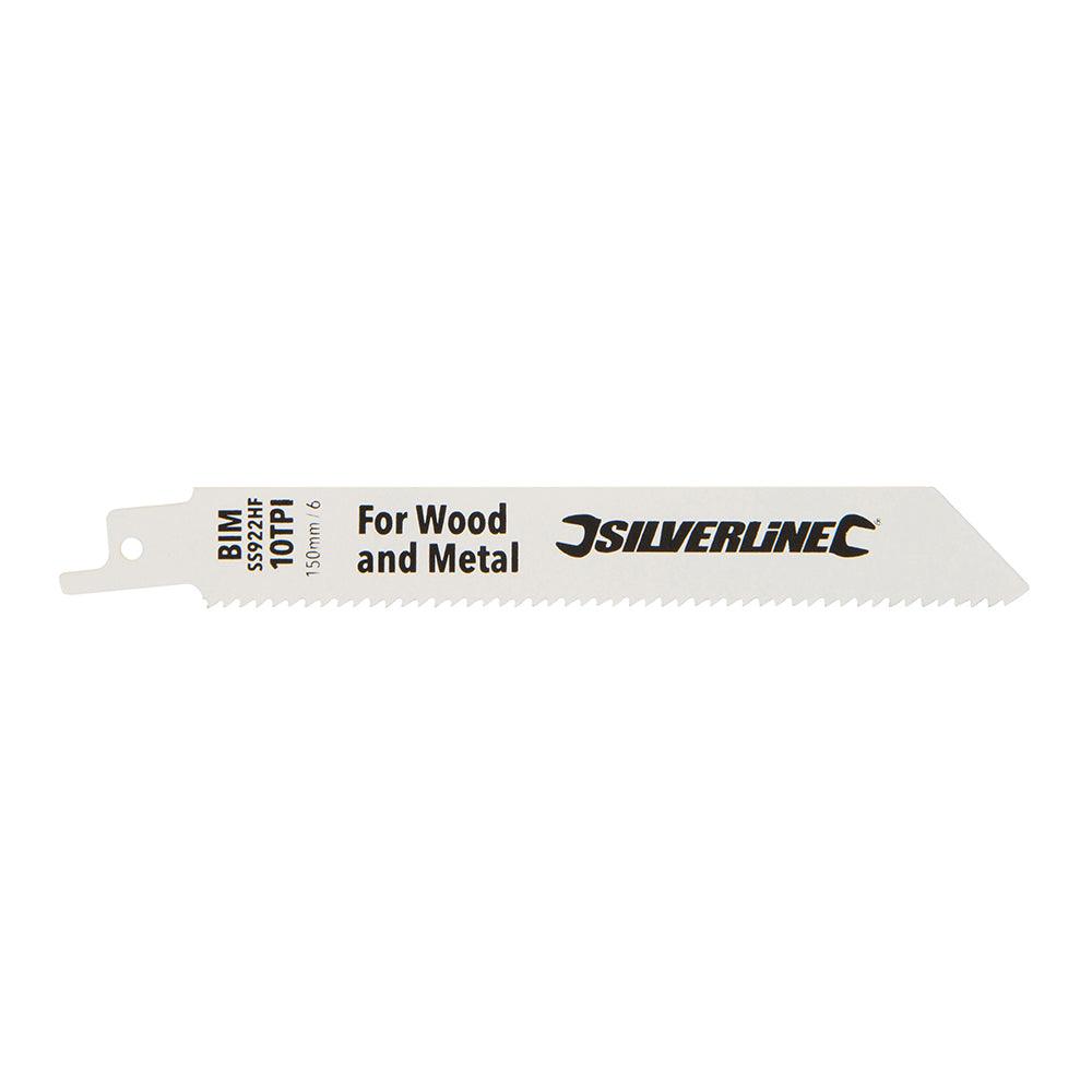 Silverline Recip Saw Blades for Demolition 5pk - 0