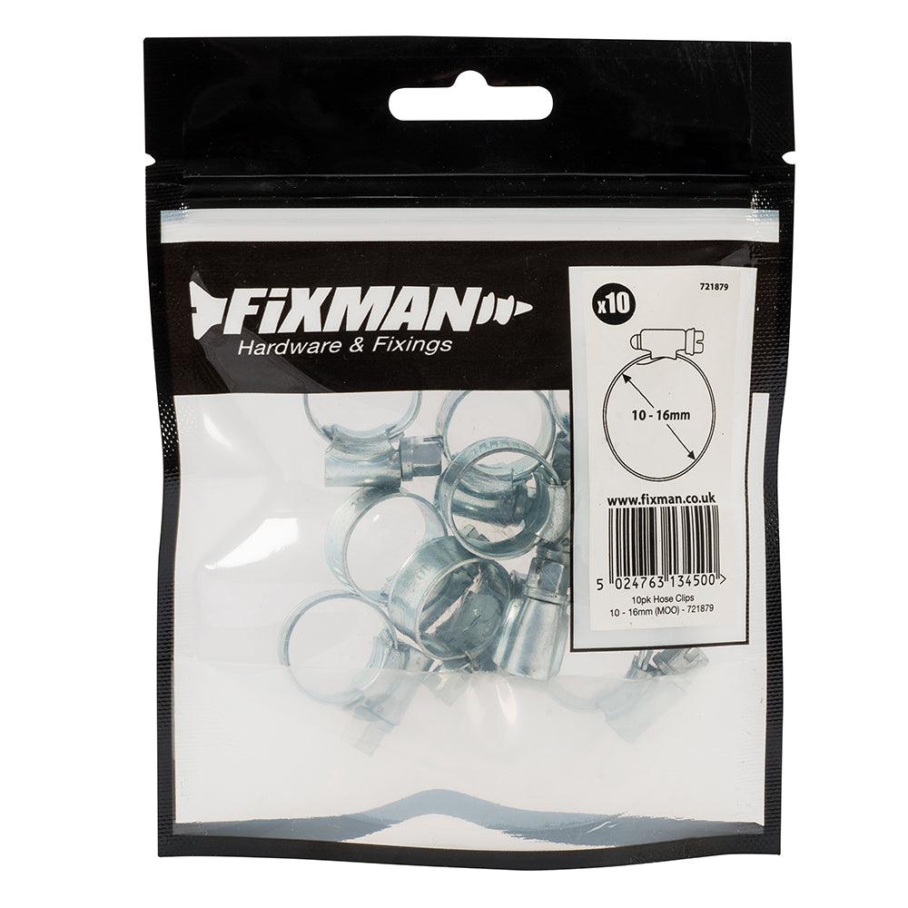 Fixman Hose Clips 10pk