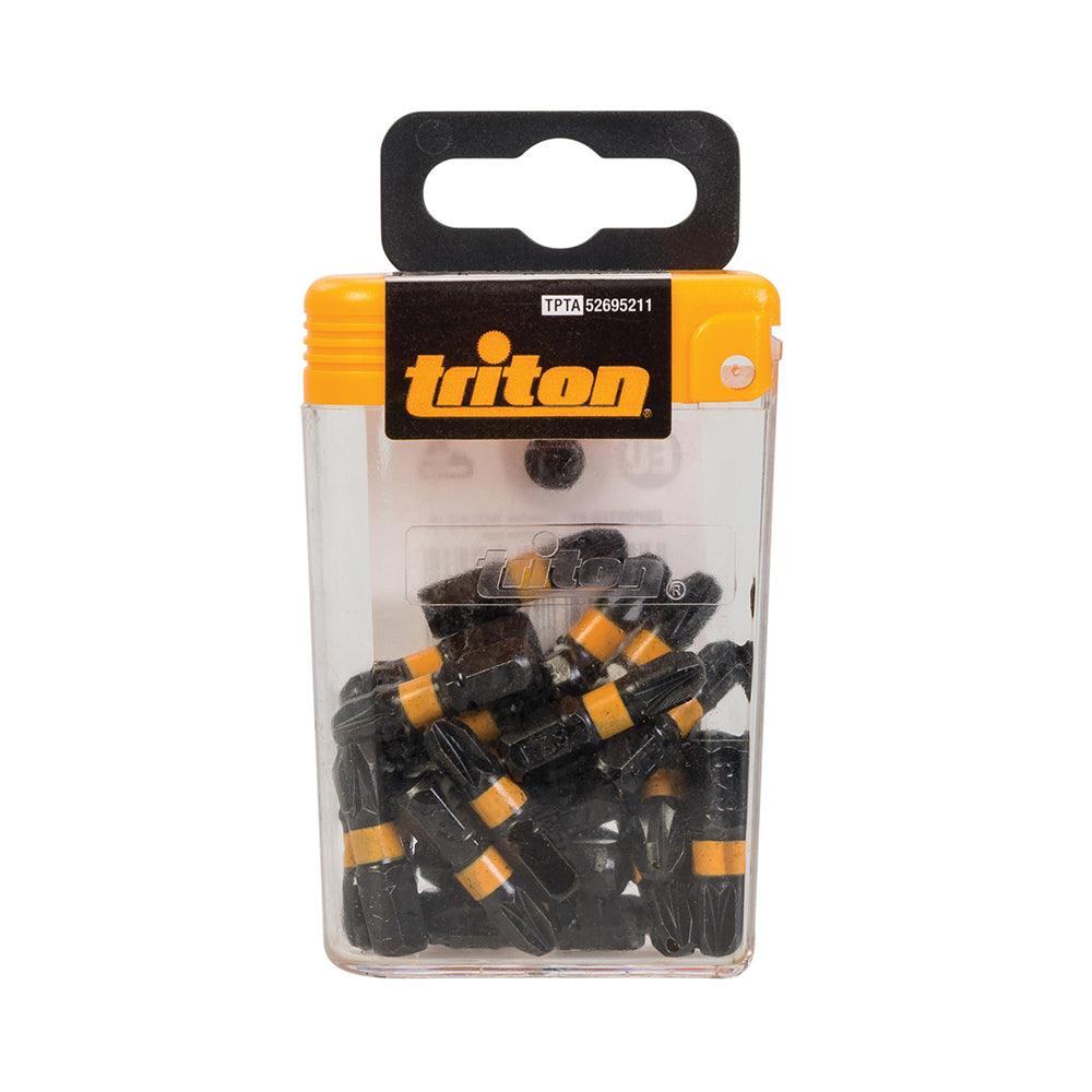 Triton Pozi Screwdriver Impact Bit 25pk - 0