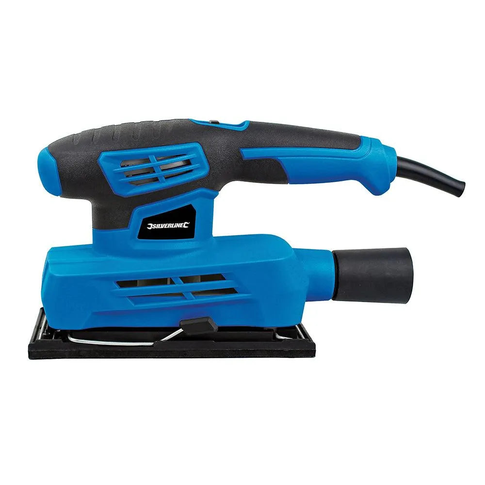 Silverline 160W Orbital Sander 1/3 Sheet - 0