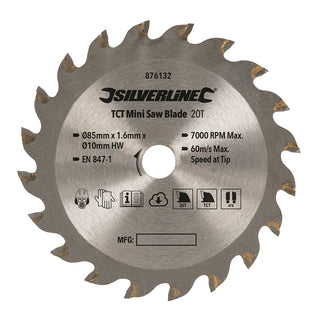 Silverline TCT Mini Saw Blade