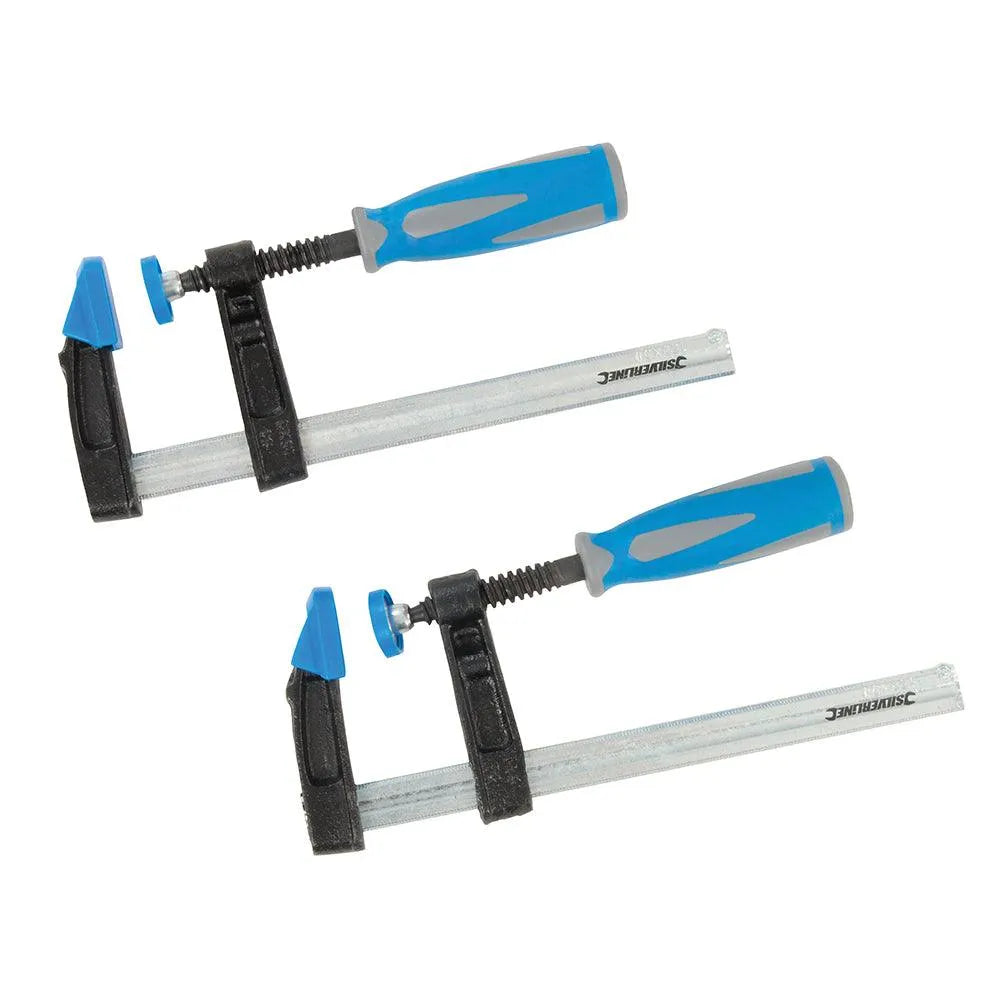 Silverline F-Clamp Set 2pce