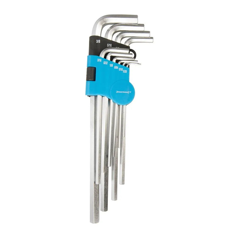 Silverline Expert Hex Key Imperial Set 10pce - 0