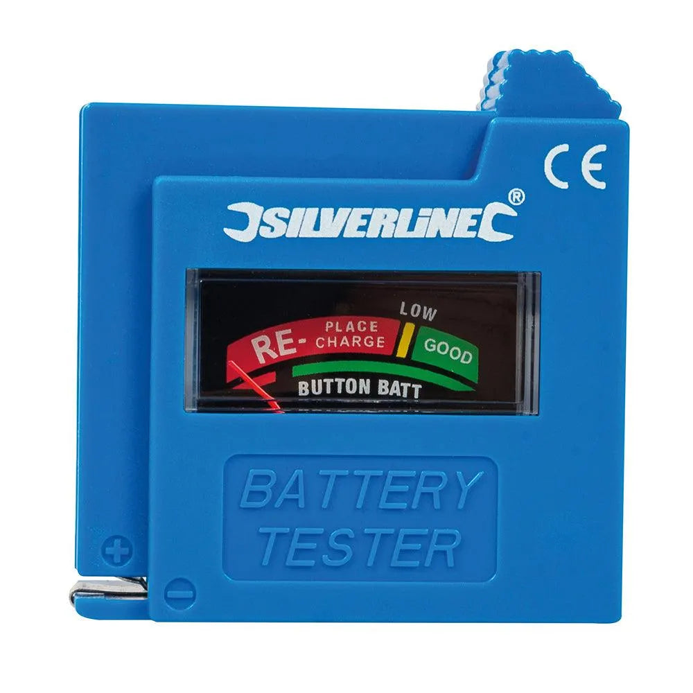 Silverline Compact Battery Tester - 0