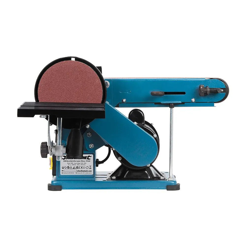 Silverline 350W Bench Belt & Disc Sander - 0