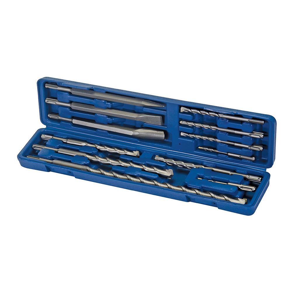 Silverline SDS Plus Masonry Drill & Steel Set 12pce