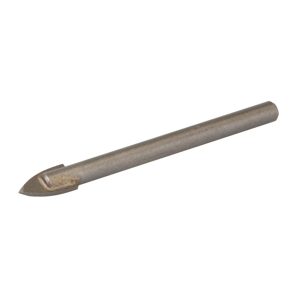 Silverline Tile & Glass Drill Bit Round Shank