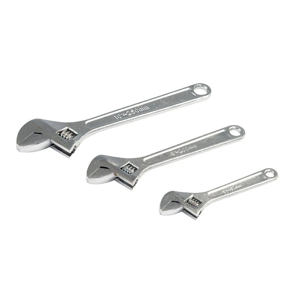 Silverline Adjustable Wrench Set 3pce