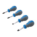 Silverline Stubby Screwdriver Set 4pce