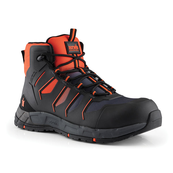 Scruffs Glide Safety Boot Black / Orange