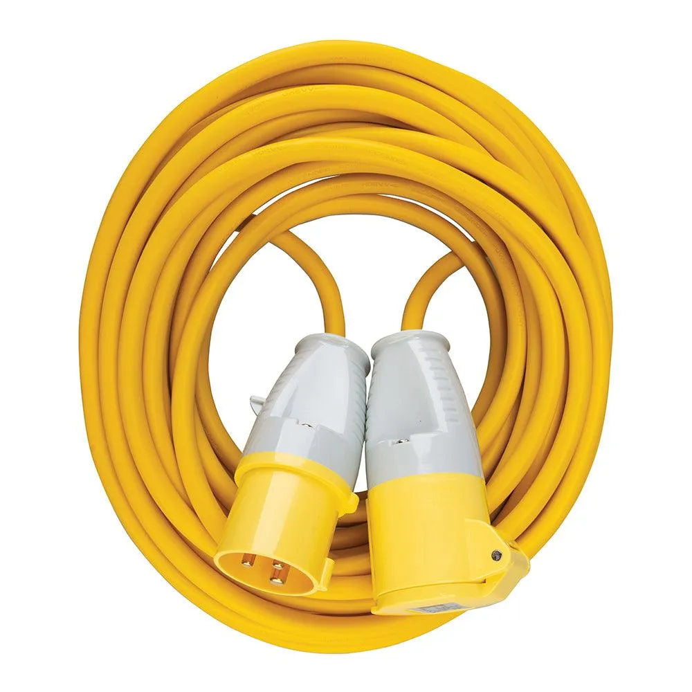 Defender Extension Lead Yellow 2.5mm2 16A 14m - 0