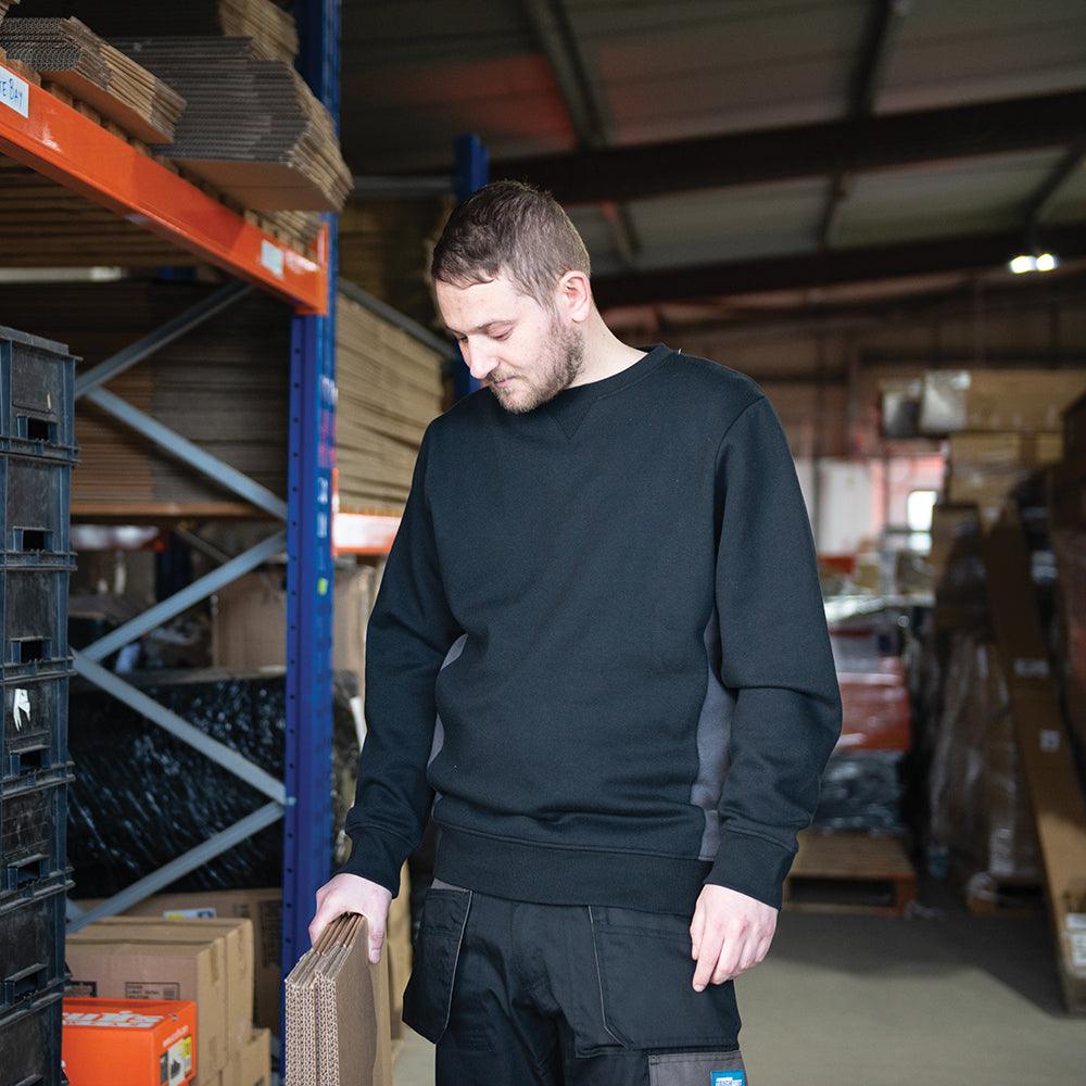 Tough Grit 2-Tone Sweatshirt Black / Charcoal - 0