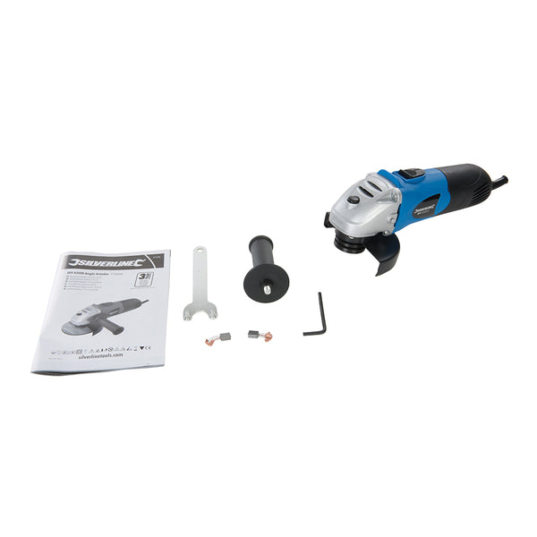 Silverline 650W Angle Grinder 115mm