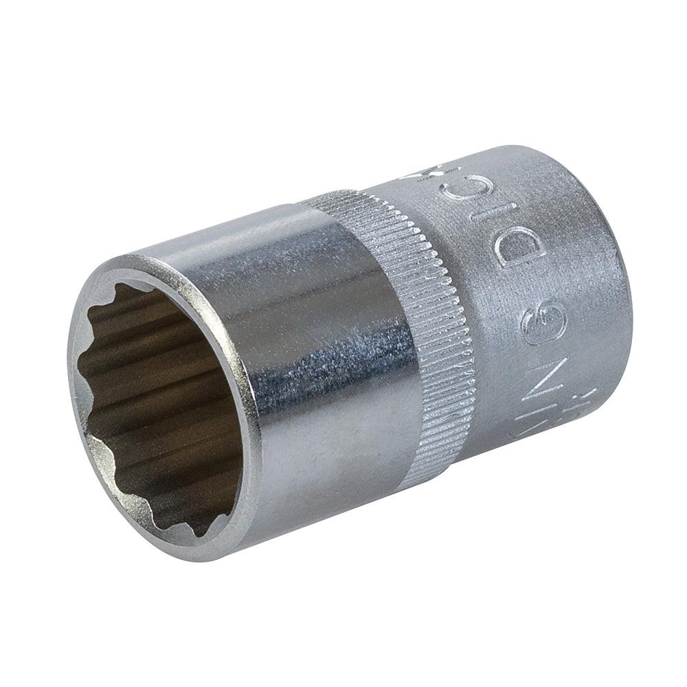 King Dick Socket Magnetic SD 1/4" Metric 6pt