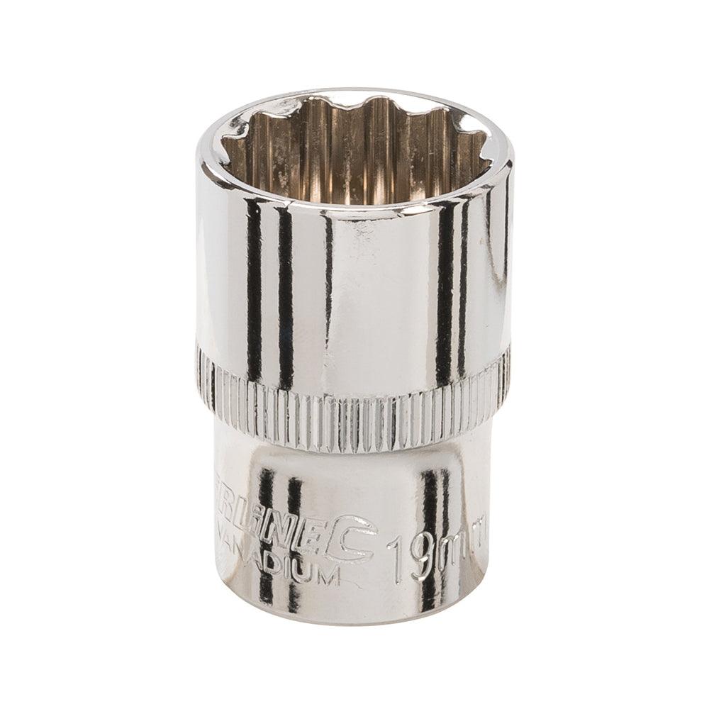 Silverline Socket 1/2" Drive 12pt Metric - 0