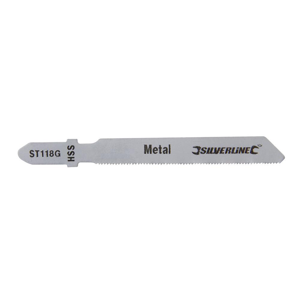 Silverline Jigsaw Blades for Metal 5pk