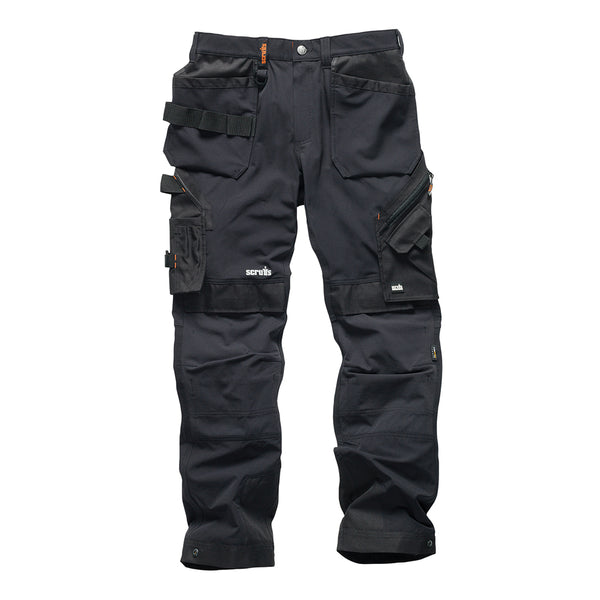 Scruffs Pro Flex Plus Holster Trousers Black