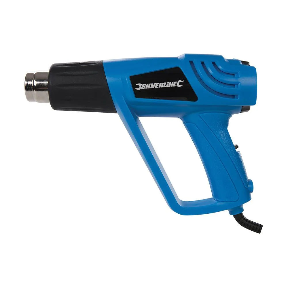 Silverline 2000W Adjustable Heat Gun - 0