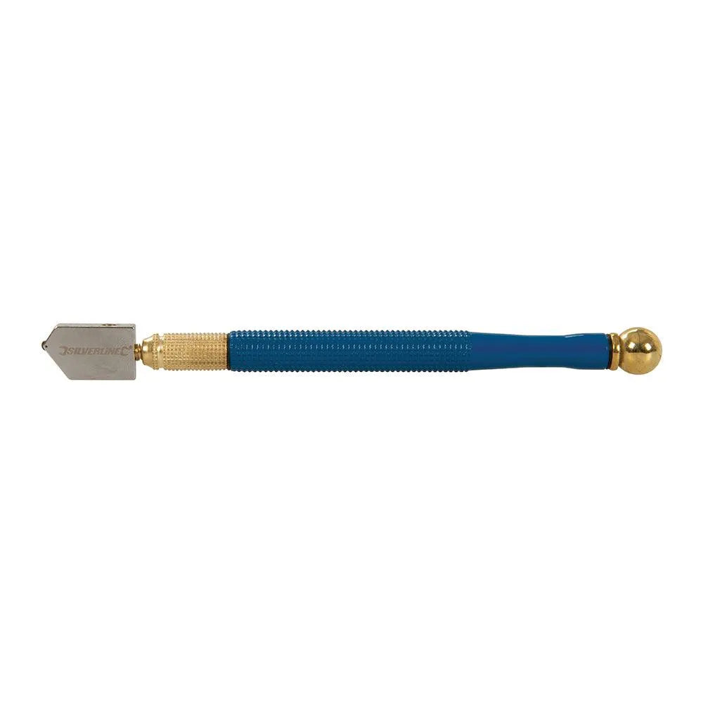 Silverline Lubricated Alloy Body Glass Cutter - 0