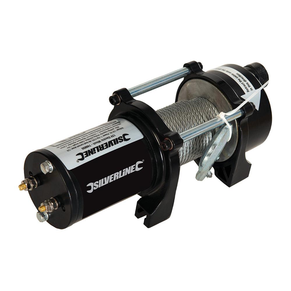 Silverline 12V Electric Winch - 0