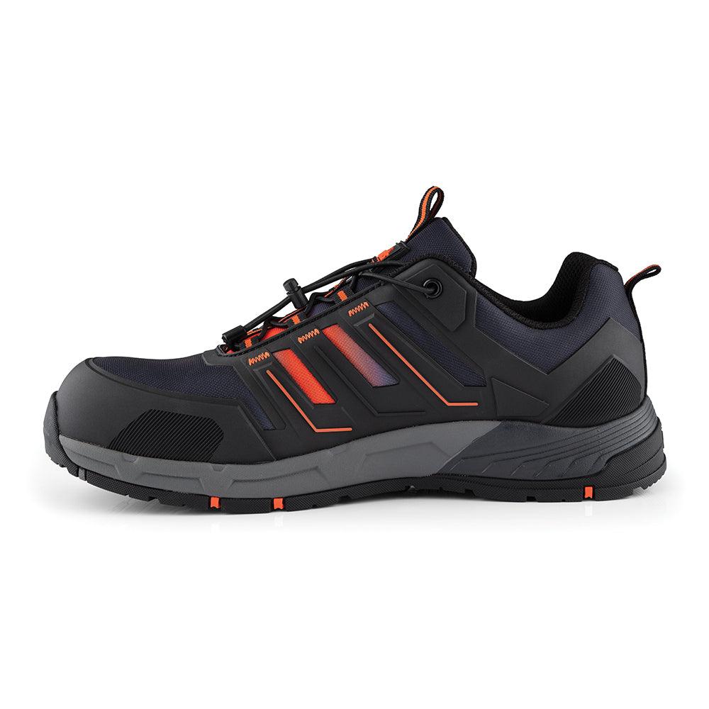 Scruffs Air Safety Trainer Black/Orange - 0