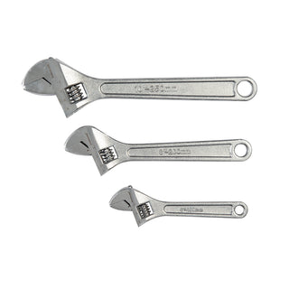 Silverline Adjustable Wrench Set 3pce