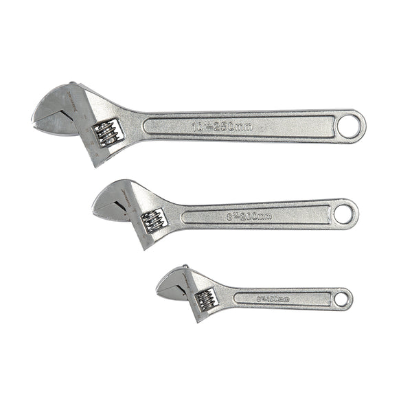 Silverline Adjustable Wrench Set 3pce