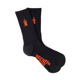 Scruffs Worker Socks Black 3pk