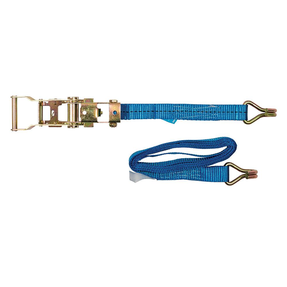 Silverline Ratchet Tie Down Strap J-Hook - 0