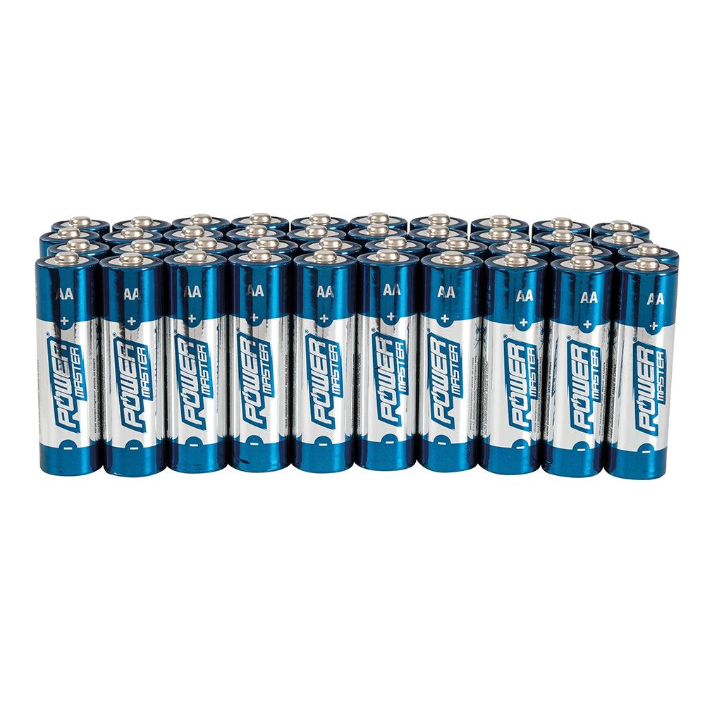 Powermaster AA Super Alkaline Battery LR6 40pk - 0