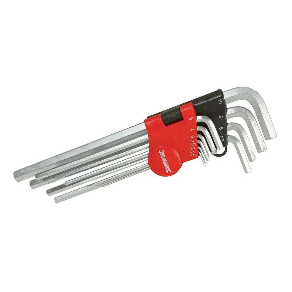 Silverline Expert Hex Key Metric Set 10pce