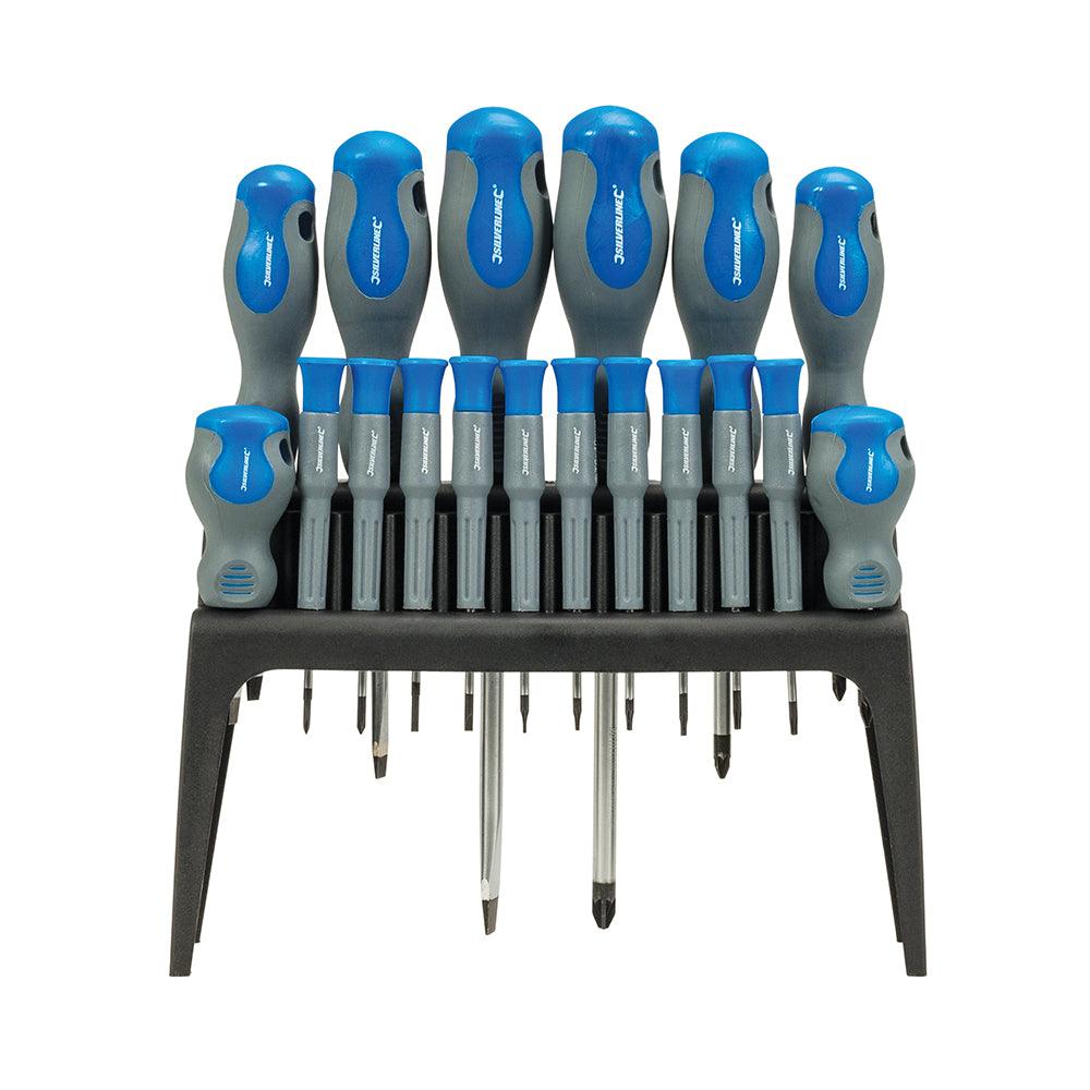 Silverline Soft-Grip Screwdriver Set 18pce - 0