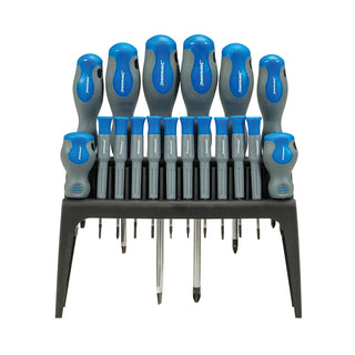 Silverline Soft-Grip Screwdriver Set 18pce