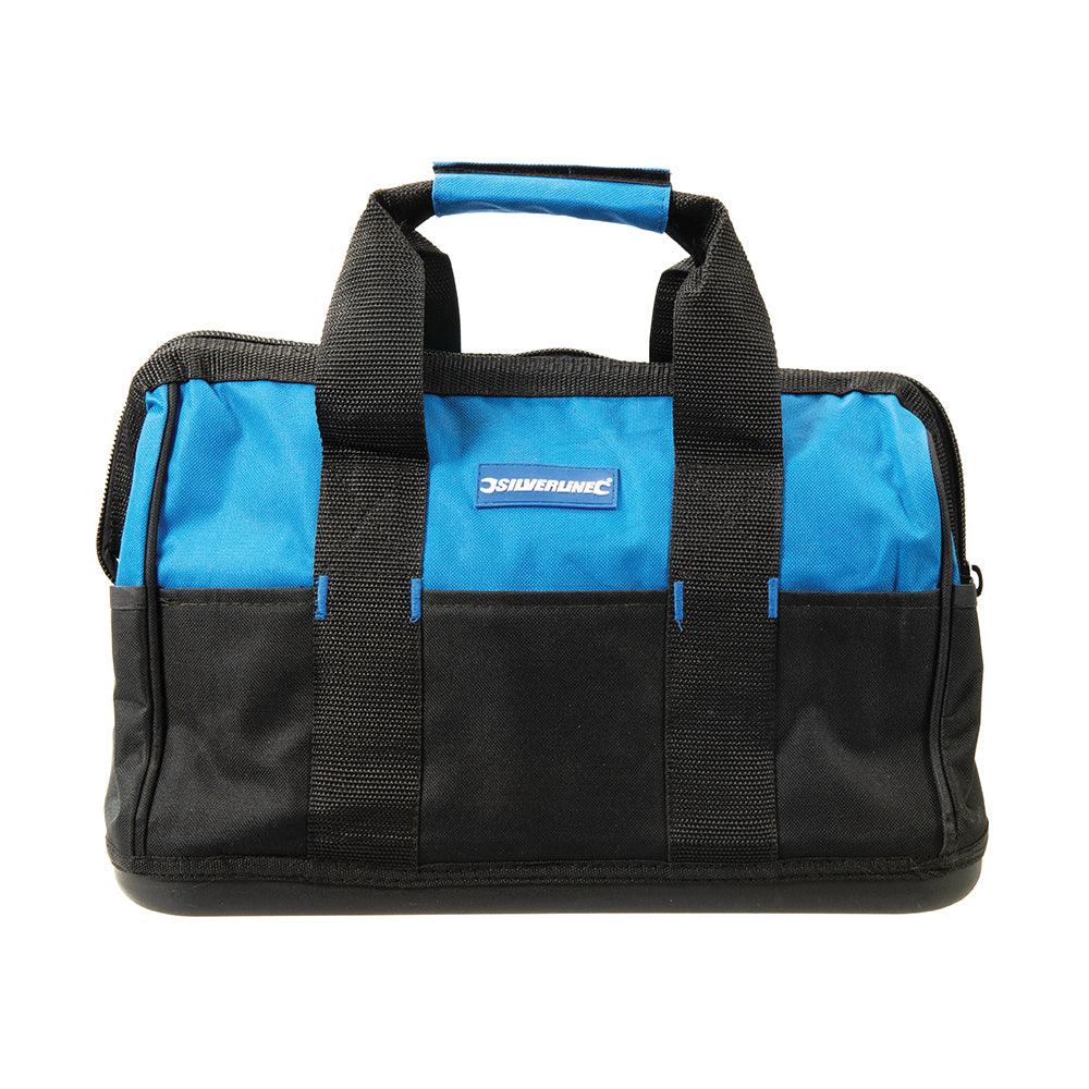 Silverline Tool Bag Hard Base Wide Mouth - 0