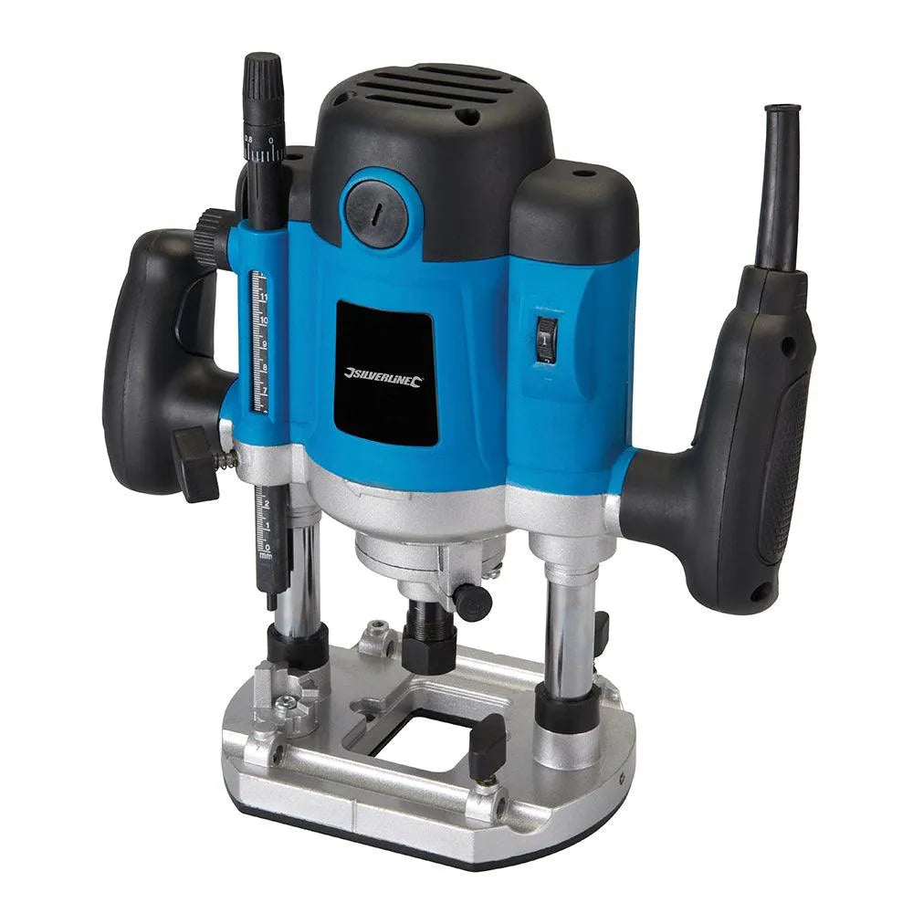 Silverline 1500W Plunge Router 1/2"