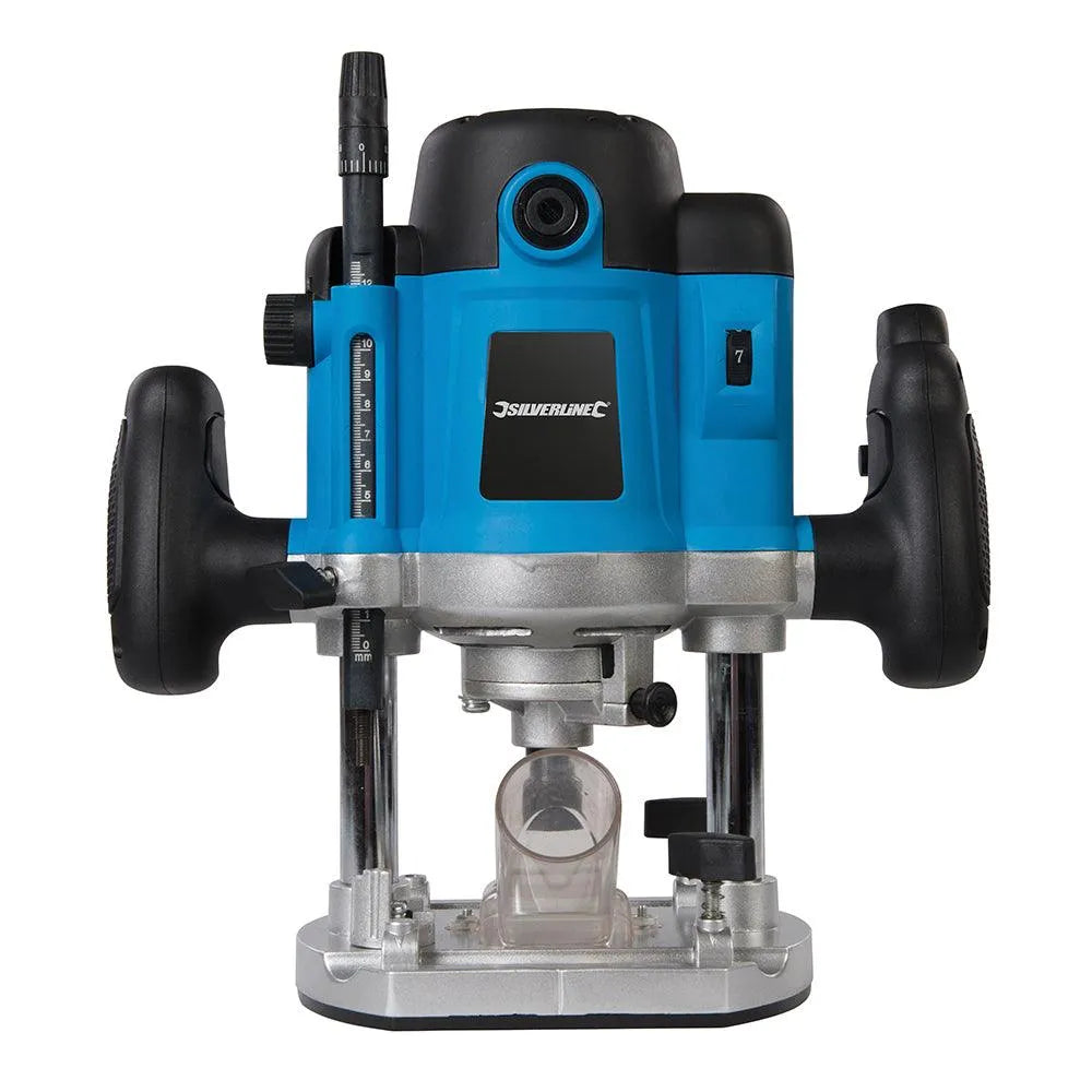 Silverline 1500W Plunge Router 1/2" - 0