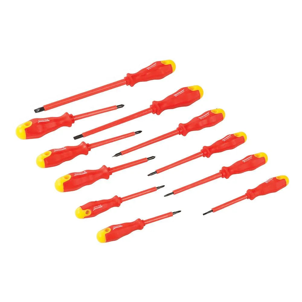 Silverline Insulated Soft-Grip Screwdriver Set 11pce - 0