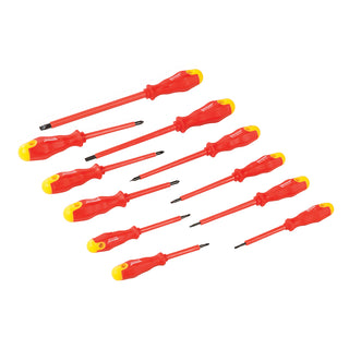 Silverline Insulated Soft-Grip Screwdriver Set 11pce