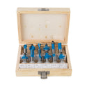 Silverline 12mm TCT Router Bit Set 12pce