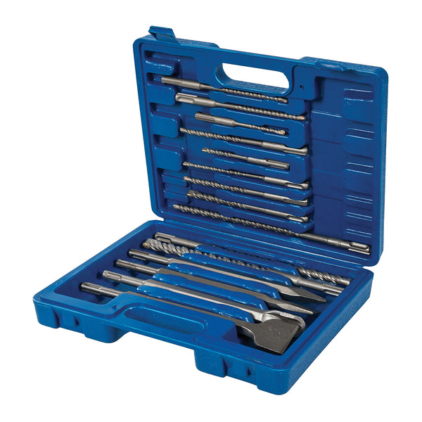 Silverline SDS Plus Masonry Drill & Steel Set 15pce