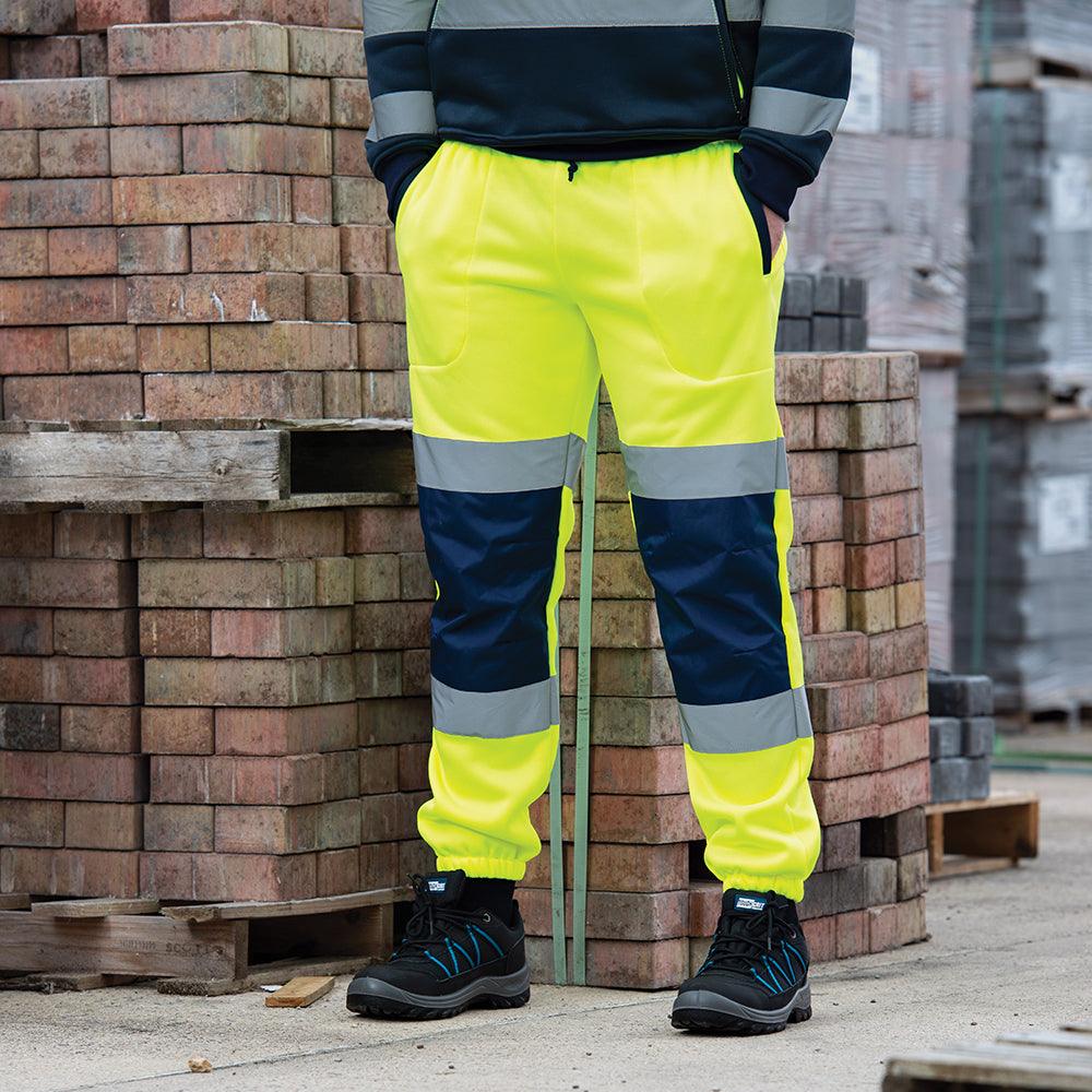 Tough Grit Hi-Vis 2-Tone Jogger Yellow/Navy - 0