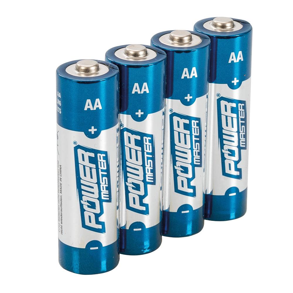 Powermaster AA Super Alkaline Battery LR6 4pk