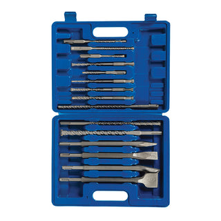 Silverline SDS Plus Masonry Drill & Steel Set 15pce