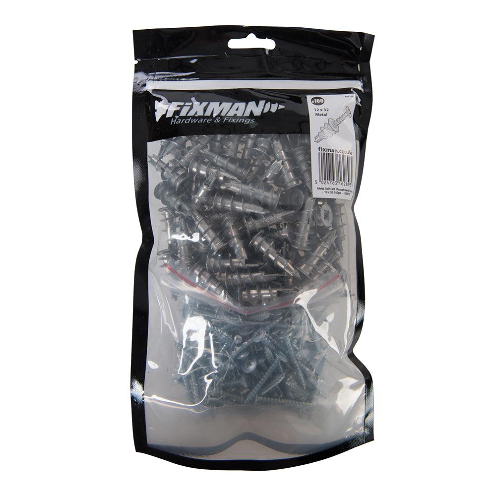 Fixman Self-Drill Fixings 100pk