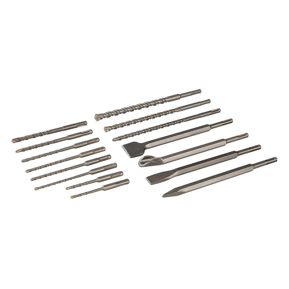 Silverline SDS Plus Masonry Drill & Steel Set 15pce