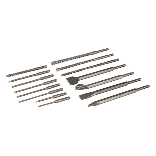 Silverline SDS Plus Masonry Drill & Steel Set 15pce