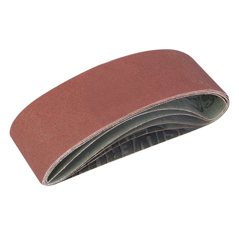 Silverline Sanding Belts 75 x 533mm 5pce