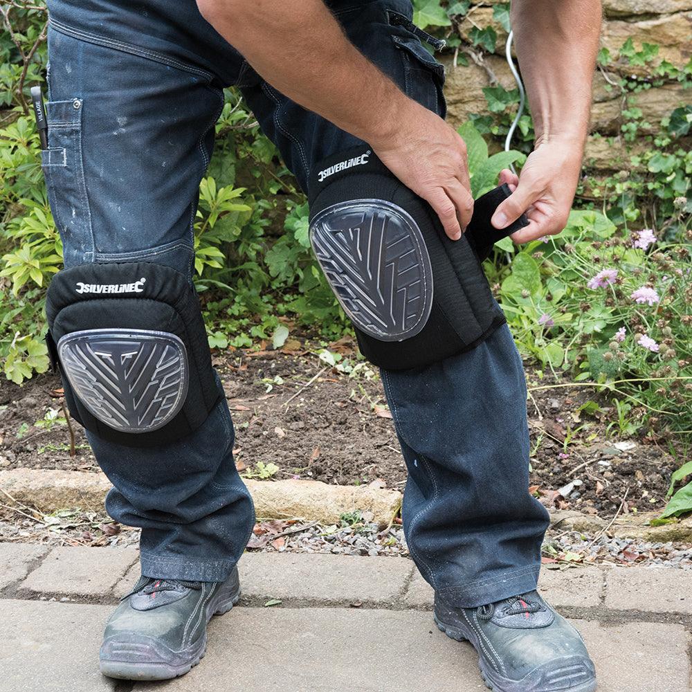 Silverline Hard Cap Gel Knee Pads