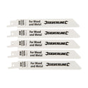 Silverline Recip Saw Blades for Demolition 5pk